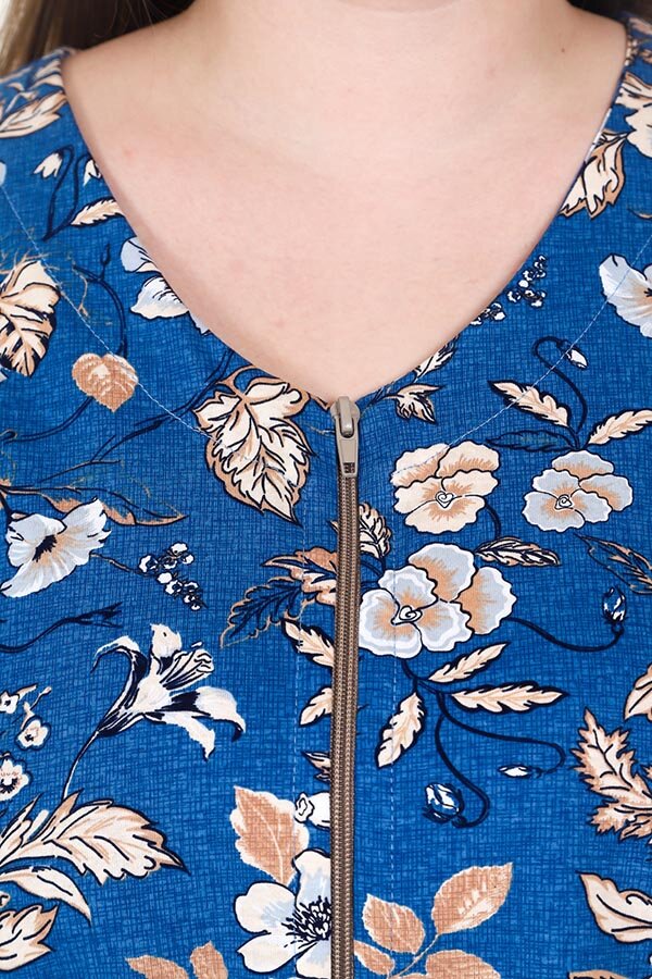 Халат Нектар голубой ХГ-44-2