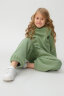 Костюм с брюками для девочки Няша оливковый