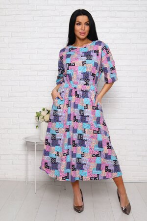 Платье женское 57142 мультицвет