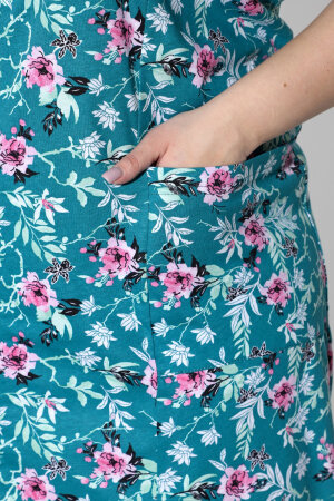 Халат Мята - бирюза ХГ-37 -08