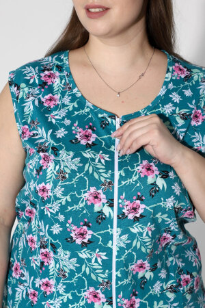 Халат Мята - бирюза ХГ-37 -08