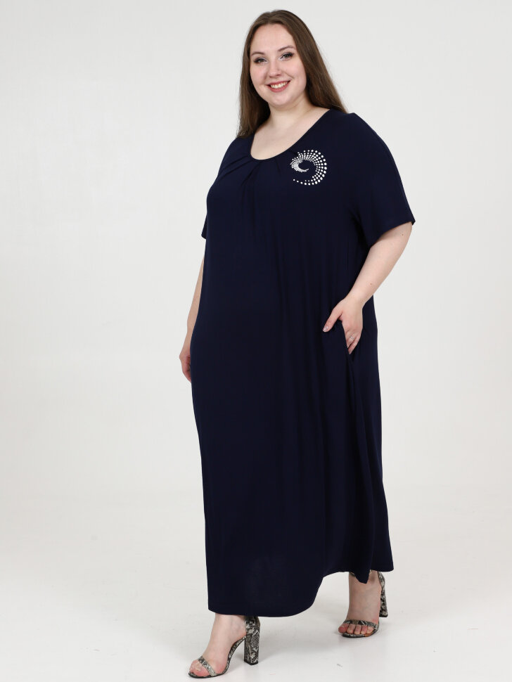 Платье Юленька чернильный ПГ-10-6