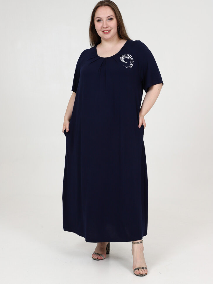 Платье Юленька чернильный ПГ-10-6