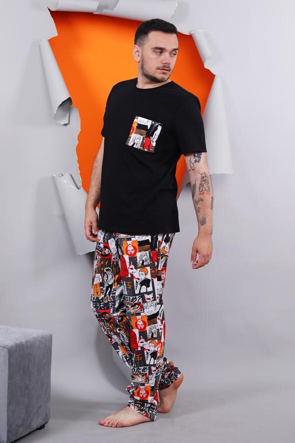 Пижама с брюками мужская 15388