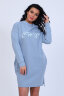 Платье женское 82015 серо-голубой