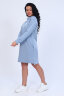 Платье женское 82015 серо-голубой