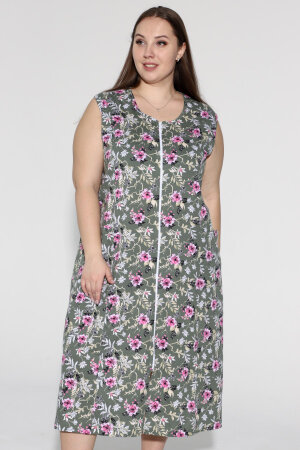 Халат Мята - оливковый ХГ-037-09