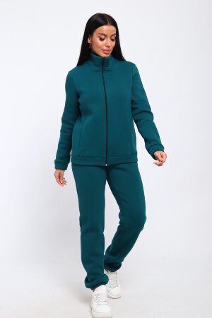 Женский костюм с брюками 19129 морская волна