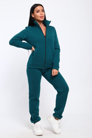 Женский костюм с брюками 19129 морская волна