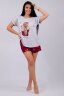 Женская пижама с шортами Мореллино