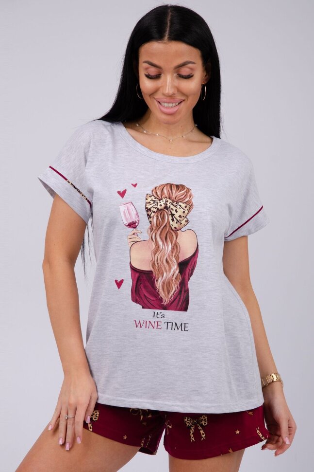 Женская пижама с шортами Мореллино