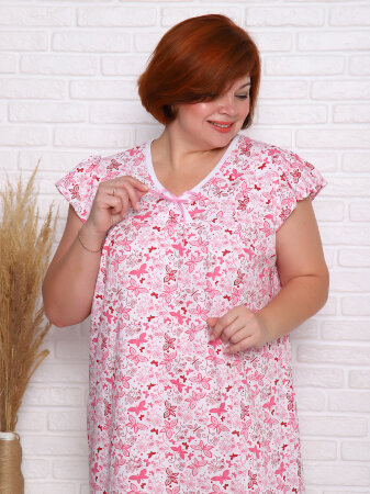 Фаина плюс бабочки сорочка ночная