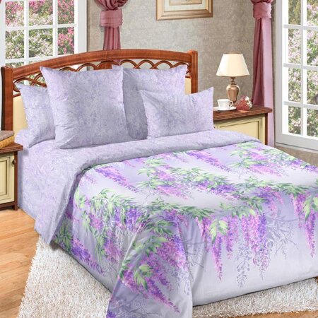 Глициния постельное белье перкаль