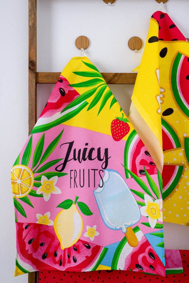 Полотенце кухонное Арбузы набор 3 шт