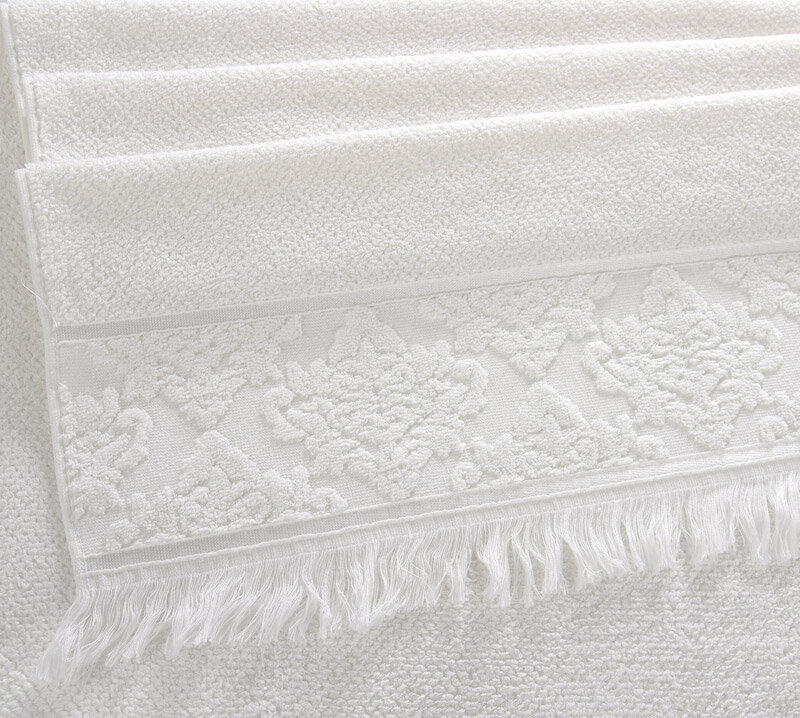 Полотенце махровое Премиум Тоскана крем, 500г/м