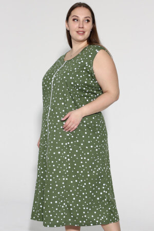 Халат Мята - зеленый горох ХГ-037-12