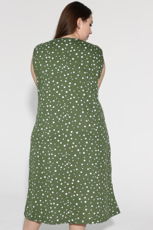 Халат Мята - зеленый горох ХГ-037-12