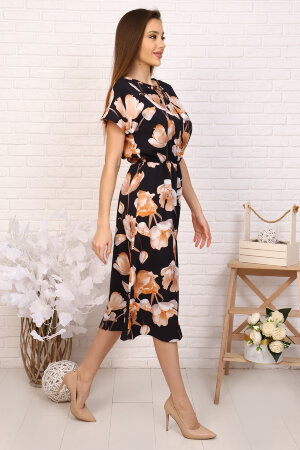 Платье женское 20620 тюльпаны