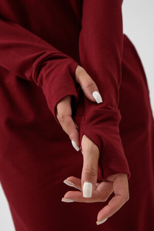 Платье женское 14441 винный