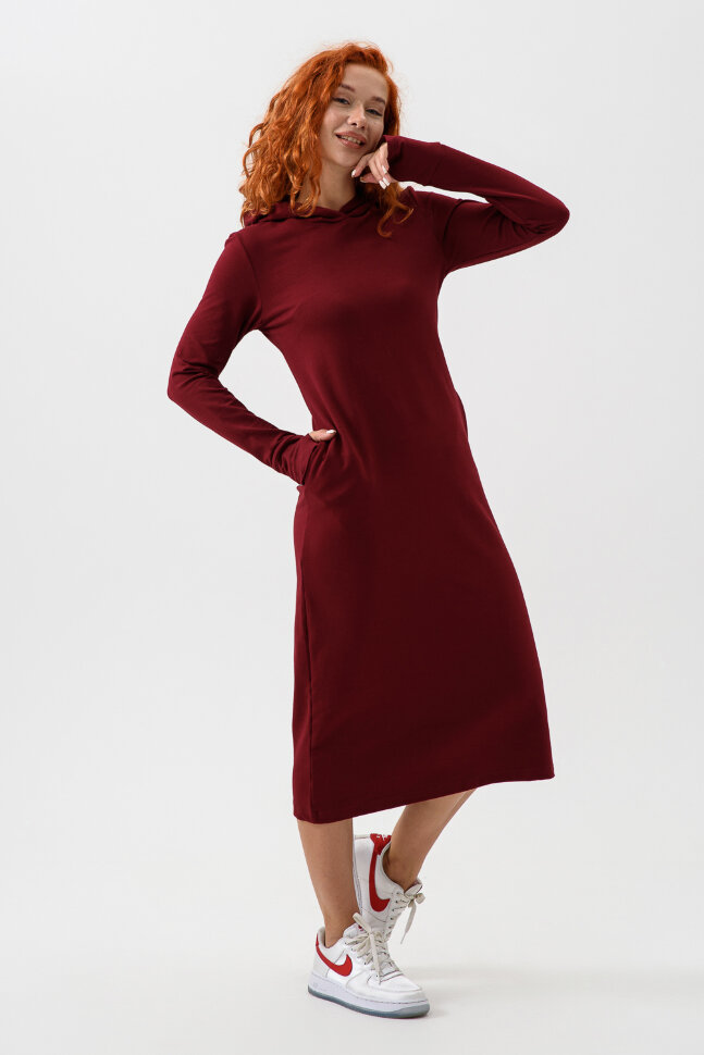 Платье женское 14441 винный