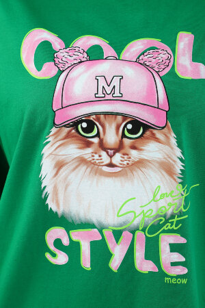 Платье женское ЕПЛ-1058 зеленый