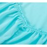 Простыня на резинке Бирюзовая, трикотаж
