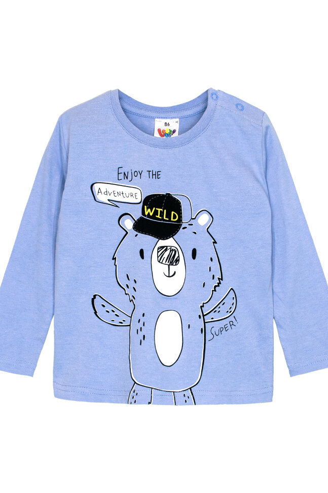 Детский джемпер для мальчика 62302 голубой