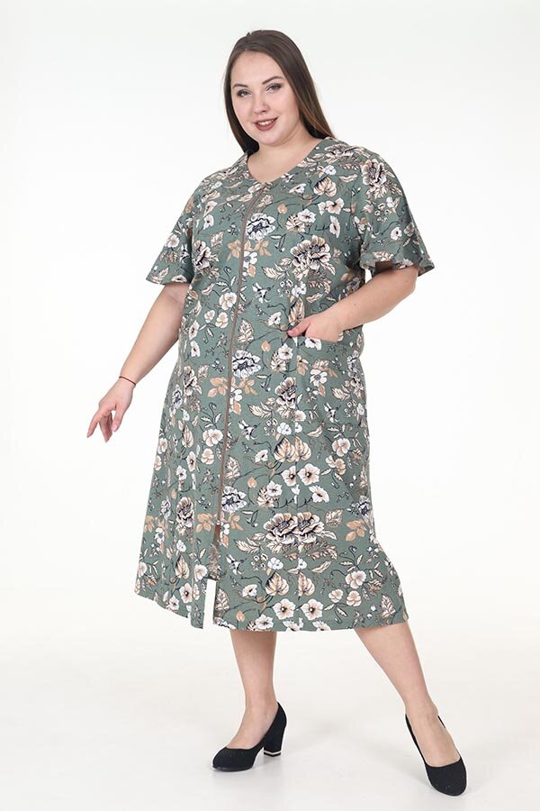 Халат Нектар зеленый ХГ-44-7