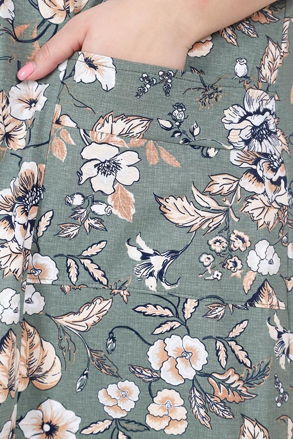 Халат Нектар зеленый ХГ-44-7