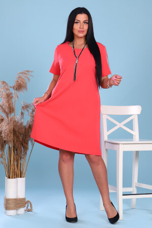 Платье женское 47031 коралл