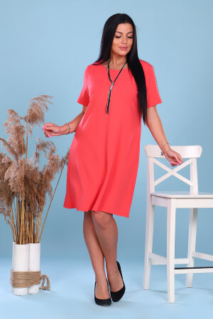 Платье женское 47031 коралл