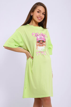 Платье женское ЕПЛ-1058 салатовый