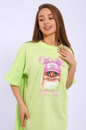 Платье женское ЕПЛ-1058 салатовый