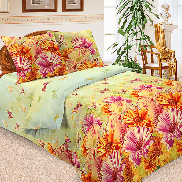 КПБ Герберы бязь евро