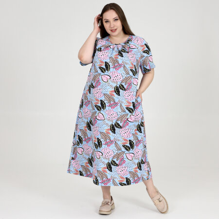 Платье Душка Листья ПГ-909