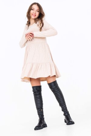Платье женское 50512 бежевый