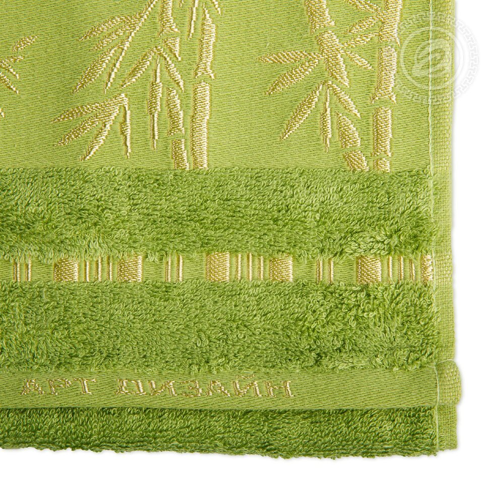 Набор полотенец Бамбук зеленый, 500г/м