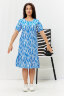 Платье женское 83704 голубой