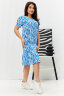 Платье женское 83704 голубой