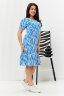 Платье женское 83704 голубой