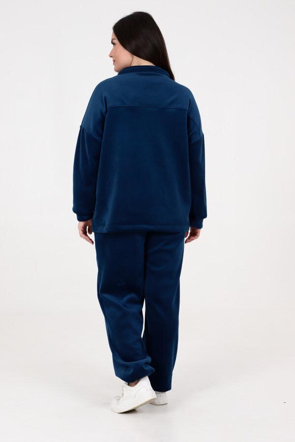 Куртка Алиса синий вельвет КУР-68