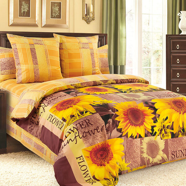 КПБ Солнечный цветок  перкаль 2 сп.