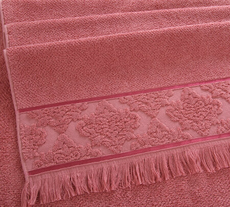 Полотенце махровое Премиум Тоскана терракот, 500г/м