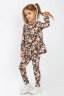 Костюм с брюками для девочки Оранжевый цветок арт-113