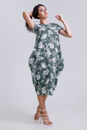 Платье женское 50516 зеленый
