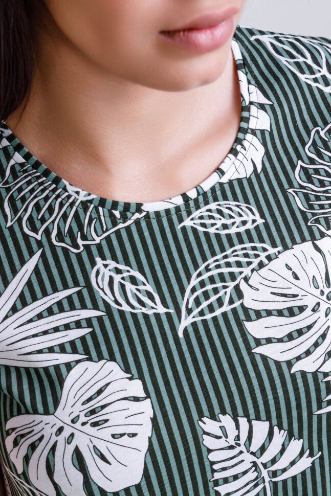 Платье женское 50516 зеленый