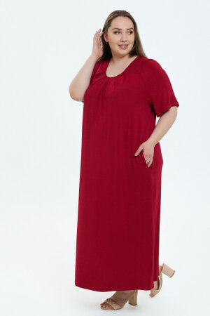 Платье Юляша бордо вискоза ПГ-О11