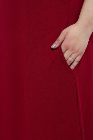 Платье Юляша бордо вискоза ПГ-О11