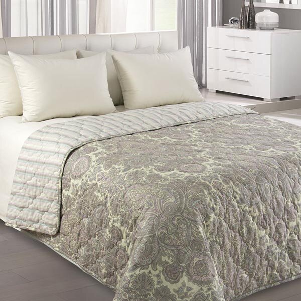 Покрывало стеганое Пейсли, перкаль