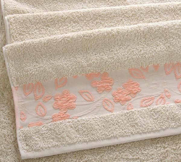 Полотенце махровое Прованс песочный, 500 г/м2